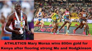 Mary Moraa Secures 800m Gold for Kenya with Masterful Performance