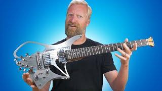 I've never seen a guitar made like THIS - Pearson Hyper B Headless Aluminum guitar