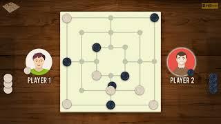 How to play 9 men's morris | board game for two players | Learn How To Play Nine Men's Morris