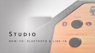 How to use The Singing Machine's Studio Bluetooth or Line In features