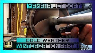 Yamaha Jet Boat - Cold Weather Winterization Part 1