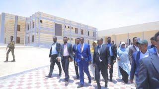 Garowe - Dhisme Cusub - Wasaaradda Qorsheynta | Madaxweyne Deni |