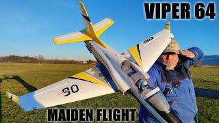 EFlite Viper 64mm EDF RC Jet BNF Basic with AS3X+ and SAFE Select MAIDEN FLIGHT