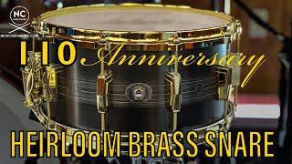 Ludwig 110 Anniversary Heirloom Brass Snare