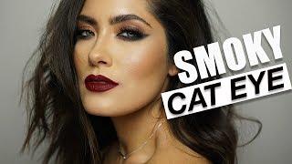 Smoky Cat Eye Makeup Tutorial | Melissa Alatorre