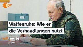 Militärexperte Gressel über Chancen auf eine Feuerpause in der Ukraine | Analyse bei ZDFheute live