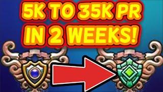 FARMING 5,000-35,000 PR IN 2 WEEKS! (NO CRYSTAL GEMS) | Trove Power Rank Guide