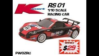 KMART $29 1/10 SCALE RS-O1 RC CAR REVIEW