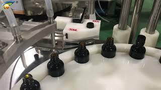 30ml 50ml Essential Oil Filling Machine丨Serum Tincture Cosmetics Oil Filling Capping Machine