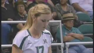 Rainbow Wahine Volleyball 2011 - #10 Hawai'i Vs Northern Colorado (Part 1 of 3)