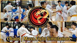 Karate Sparring 26 - WKO ShinKyokushinkai D'Light Dojo (Tomang, Jakarta) #Sparring #kumite #chaos