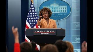 LIVE: Press secretary Karine Jean-Pierre holds White House press briefing