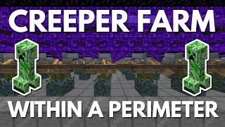 Fastest Gunpowder Farm Minecraft 1.21.4 - 150,000 Items per Hour - Best Creeper Farm in Perimeter