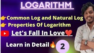 What is Common and Natural Log ? | Properties of logarithm | Hindi | Ashish sir