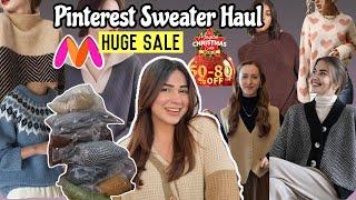 classic sweater sale haul 2024 ️️ #myntra