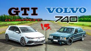 AMIS VOLVO 740 VS. 2023 CLUBSPORT GOLF GTI | KIIHDYTYSKISA