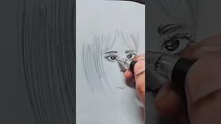 beautiful girl Drawing #drawing