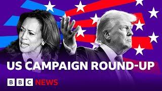 How Kamala Harris and Donald Trump's US election campaigns unfolded | BBC News