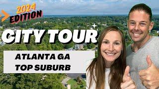 Living In Atlanta GA  - City Tour of this Top Suburb - [ Alpharetta Georgia 2024 Edition ]