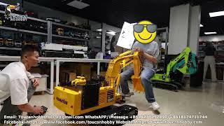 1/8 scale HUGE !! 160kg PC1250 Hydraulic RC Excavator