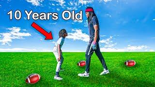 10 YEAR OLD EMBARRASSES Grown Football Players at 7v7