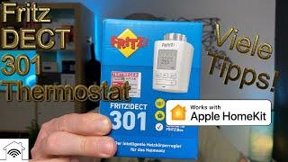 AVM Fritz DECT 301 Heizkörper Thermostat einrichten + Homebridge Fritz und Homekit Konfiguration