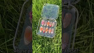 I really didn’t expect to find treasures in the lawn! #nails #pressonnails