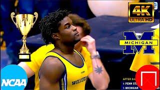 Fred RICHARDHigh Bar-TF- Michigan Gymnastics  V Penn State *15.300* (4K) *Stunning New Routine*