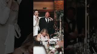 Crazy Guest reaction to the waiter at a Scottish wedding!!