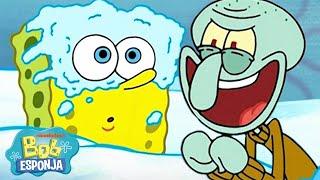 Bob Esponja | ¡Las Aventuras MÁS NEVADAS de Bob Esponja! | Bob Esponja en Español