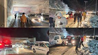 Live Snowfall in Manali ️| Sliding cars in Black-Ice | Over 1000+ Cars stuck in Atal Tunnel