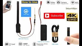 How to Use Wi-Fi Strip Strip Button (LookCam App), Mini HD 1080P Home Security Surveillance Camera