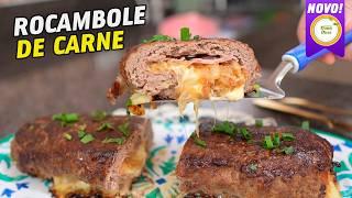 COMO FAZER UM ROCAMBOLE DE CARNE COM QUEIJO POLENGHI #1183