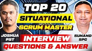 Top 20 + Situational scrum master interview questions and answers ⭐ scrum master interview questions