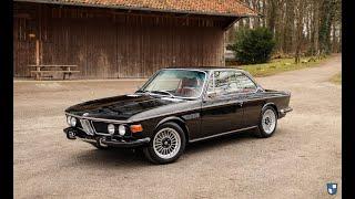 BMW 3.0 CSi in Schwarz / Black over Red leather +  A/C - Just finished after extensive restoration!