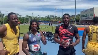 Gainesville Elite Grant Holloway, PJ Austin, Erriyon Knighton & Joe Fahnbulleh Run 37.67 for 4X100m