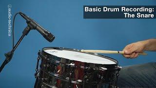 Basic Drum Miking: The Snare Drum