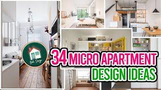 34 Micro Apartment Design Ideas for tiny space