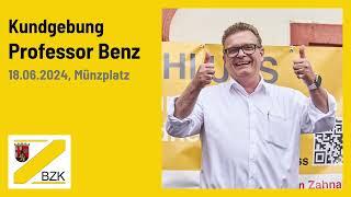 Sofortschluss Kundgebung Prof. Benz