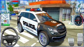 Skoda Jeep Polis arabası oyunu 4K #10 | Police Sim 2022 Game - Android Gameplay 4K