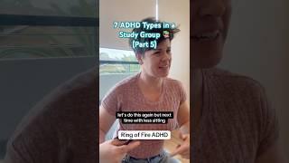 7 ADHD Types in a Study Group (Part 5) #adhd #students #relatable #adhdprobs #funnyvideos