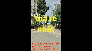 NHÀ ĐẤT VƯỜN Bán đất nền đẹp giá rẻ nhất Đô Thị Hóa và Phát Triển Thành Phố Tân An, Long An