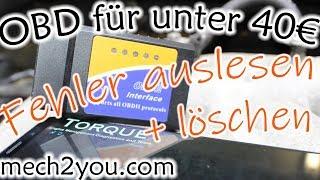 ️ Fehlerspeicher auslesen und löschen mit Anleitung und Test für unter 40€ OBD