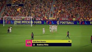 Andrea Pirlo free kick goal eFootball 2025