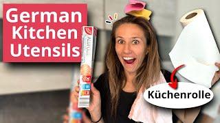 Most important Kitchen Utensils in German