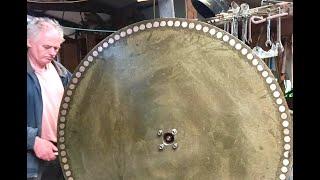 ABSOLUTELY HUGE Magnetic Induction Heater! Using 100 Spinning Neodynium Magnets And A Bucket