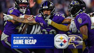 Ravens FLY past Steelers in AFC North battle to CLINCH playoff berth | Game Recap