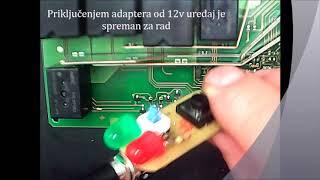 SMD ispitivac SOT23 komponenti .SMD tester of the Mosfet triac tran. on a printed circuit board