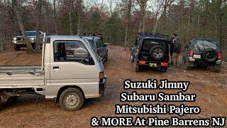 Off Roading With 3 Kei Cars!! Pine Barrens New Jersey