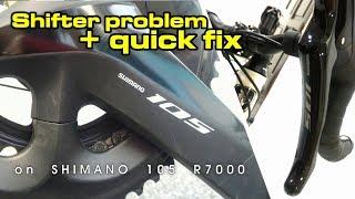 Shimano 105 R7000 - shifter problem and quick fix